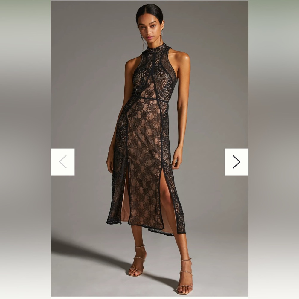 Anthropologie Black Lace Dress- sold out